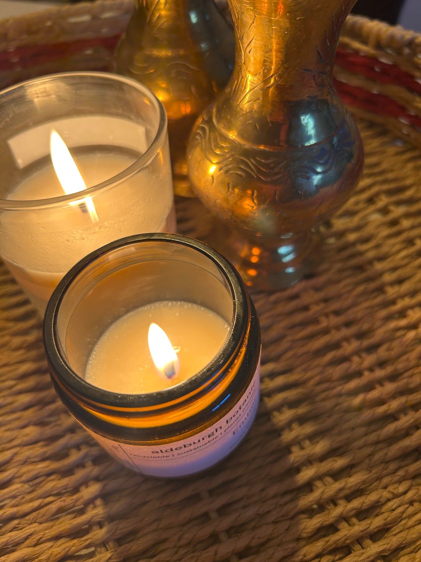 Triple candle gift box